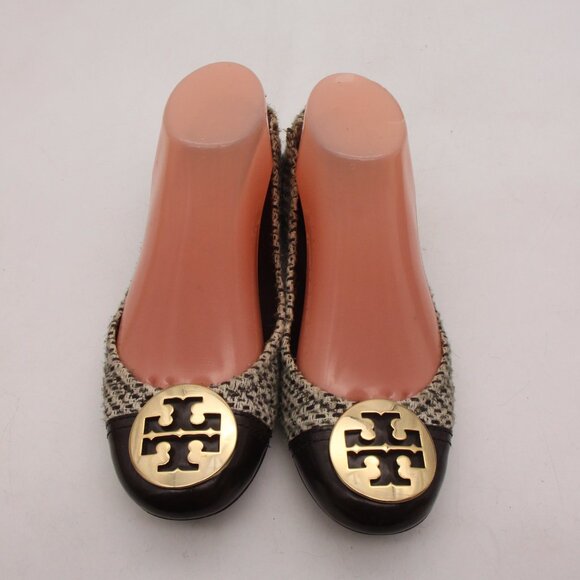 Tory Burch Serena Women's Size US 7 M Tweed Slip On Flat Ballet Shoes - Picture 2 of 11